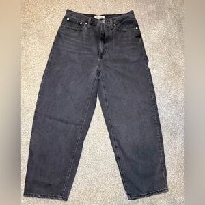 Madewell Balloon Black Jeans
